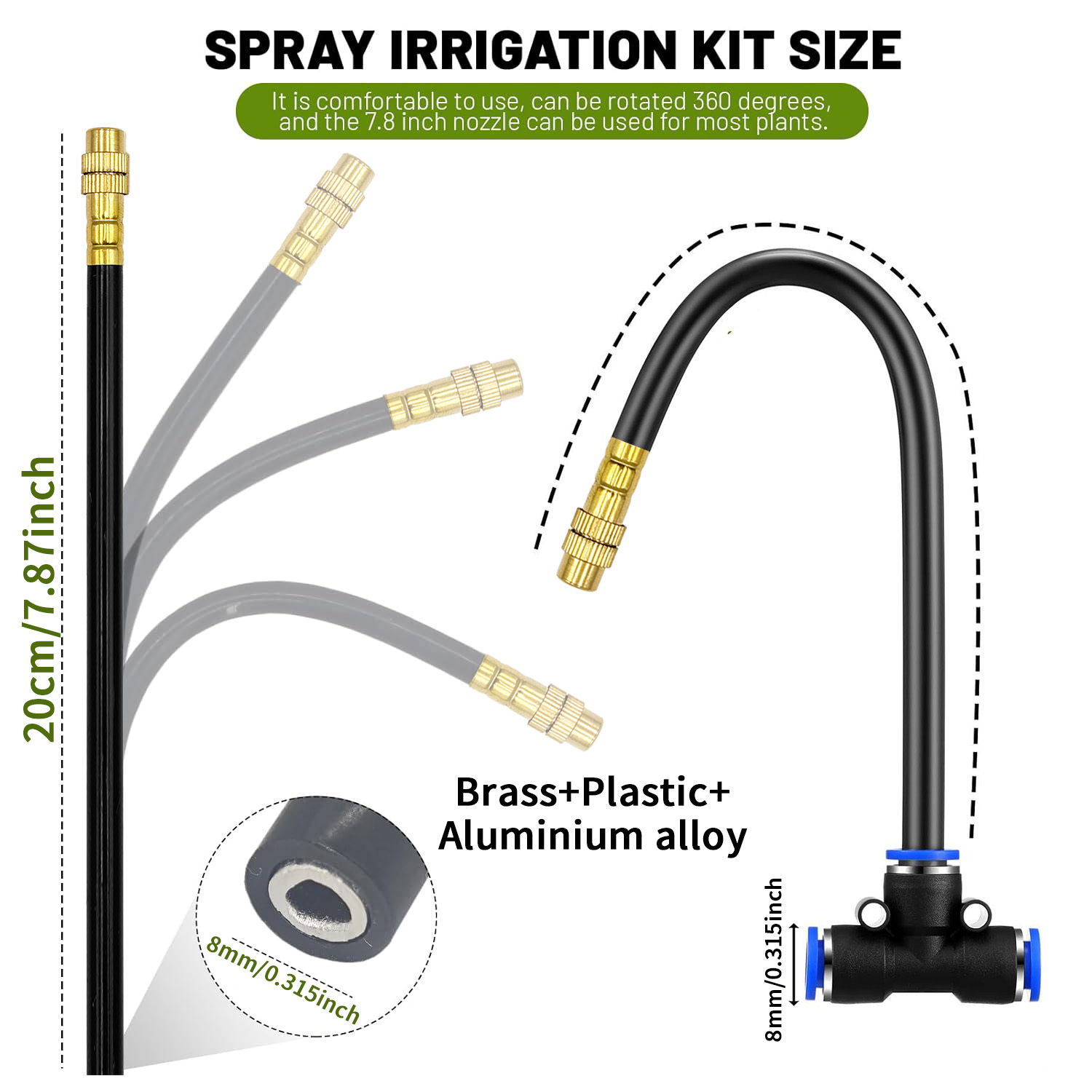 Комплект распылителя с шлангом – обзор и цена Automatic Plant Waterer