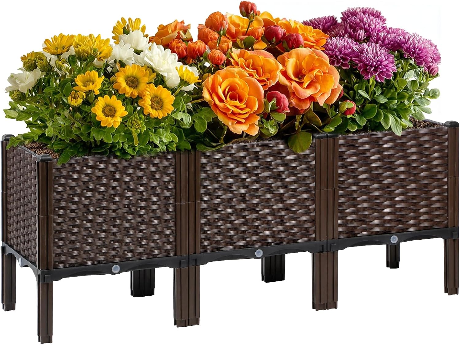 Уличный садовый плетеный кашпо – обзор и цена Self-Watering Planter